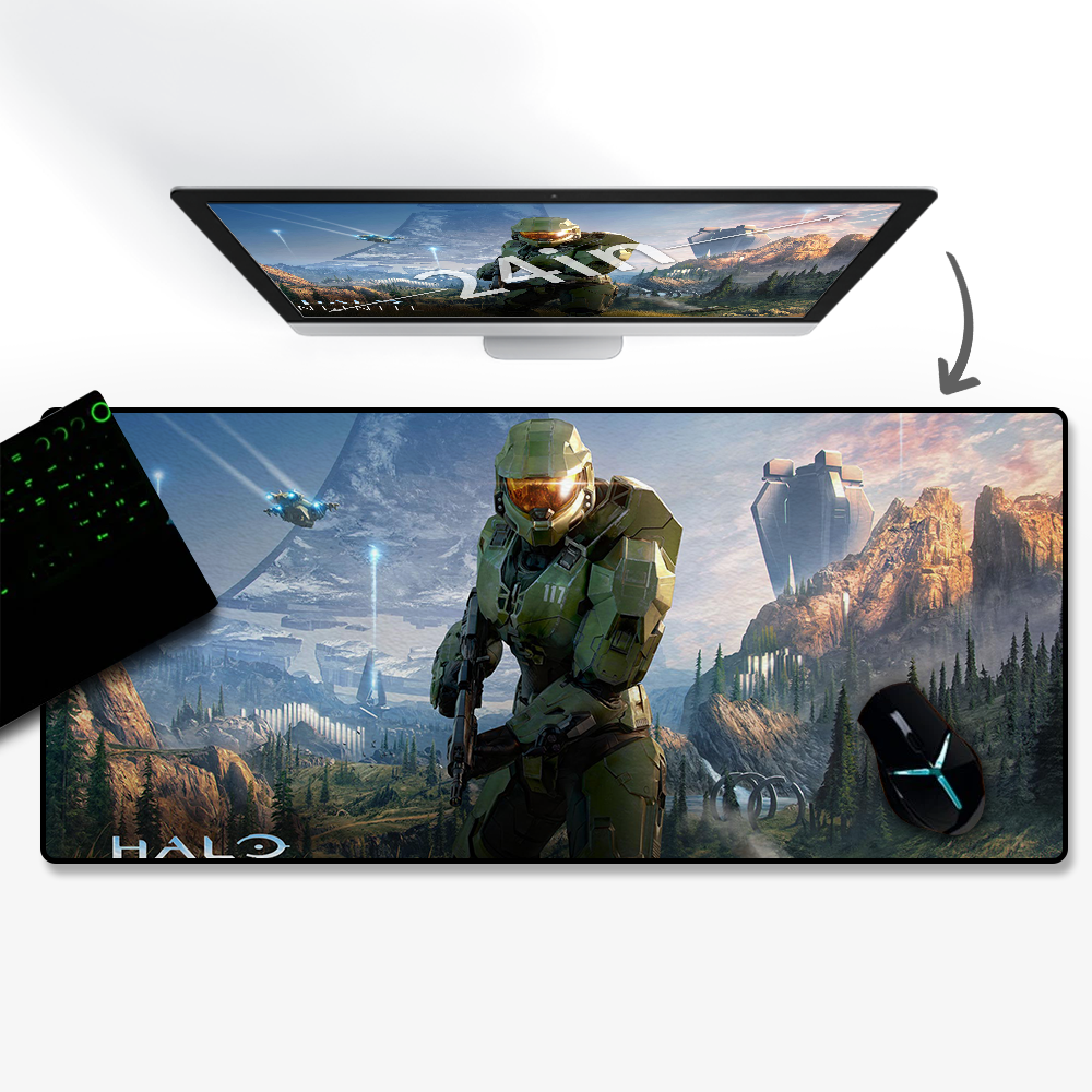 Allleftout Custom Mouse Pads Gaming Mouse Pads Customize Size Mousepad Halo Mouse Pad Best Mouse Mat