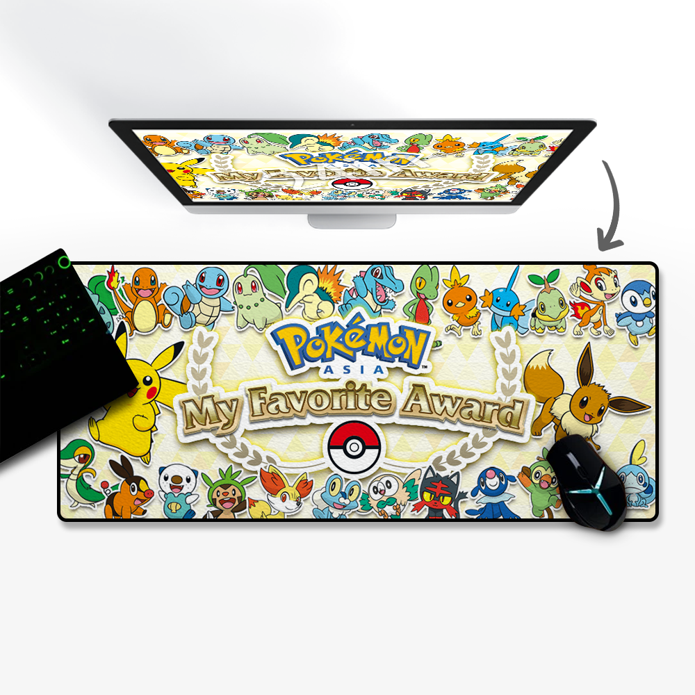 Allleftout Custom Photo Anime Mousepad Pokeman Mousepad 31"X12"