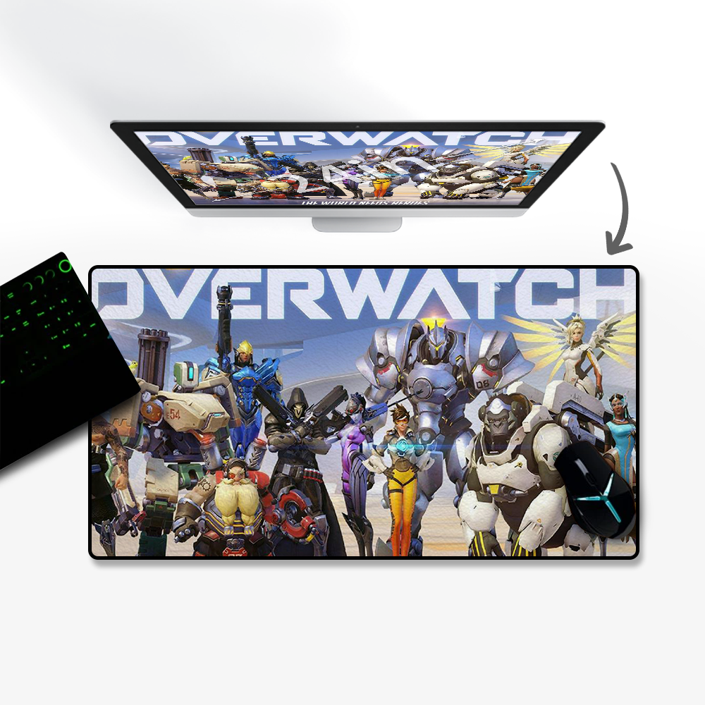 Allleftout Custom Photo Mousepad Overwatch Mousepad 30"X16"