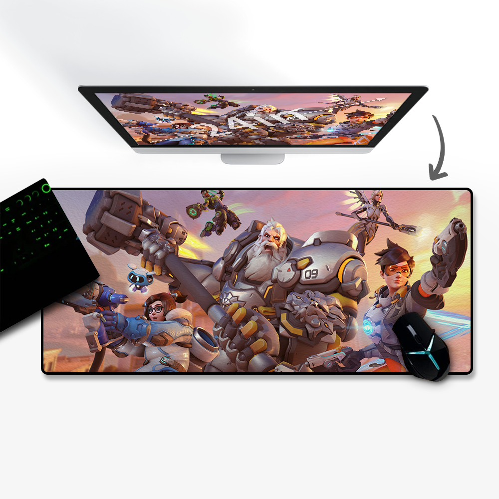 Allleftout Custom Photo Mousepad Overwatch Mousepad 31"X12"