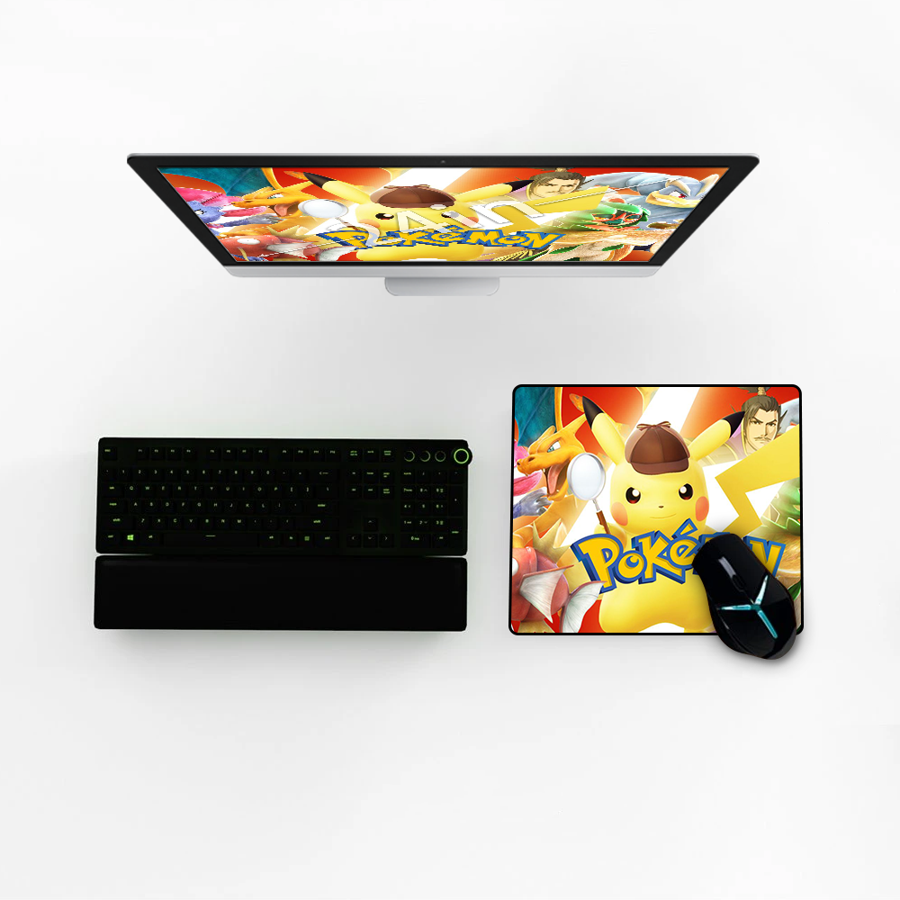Allleftout Custom Photo Anime Mouse Pad Pokeman Mousepad Medium 9.5" X 8"