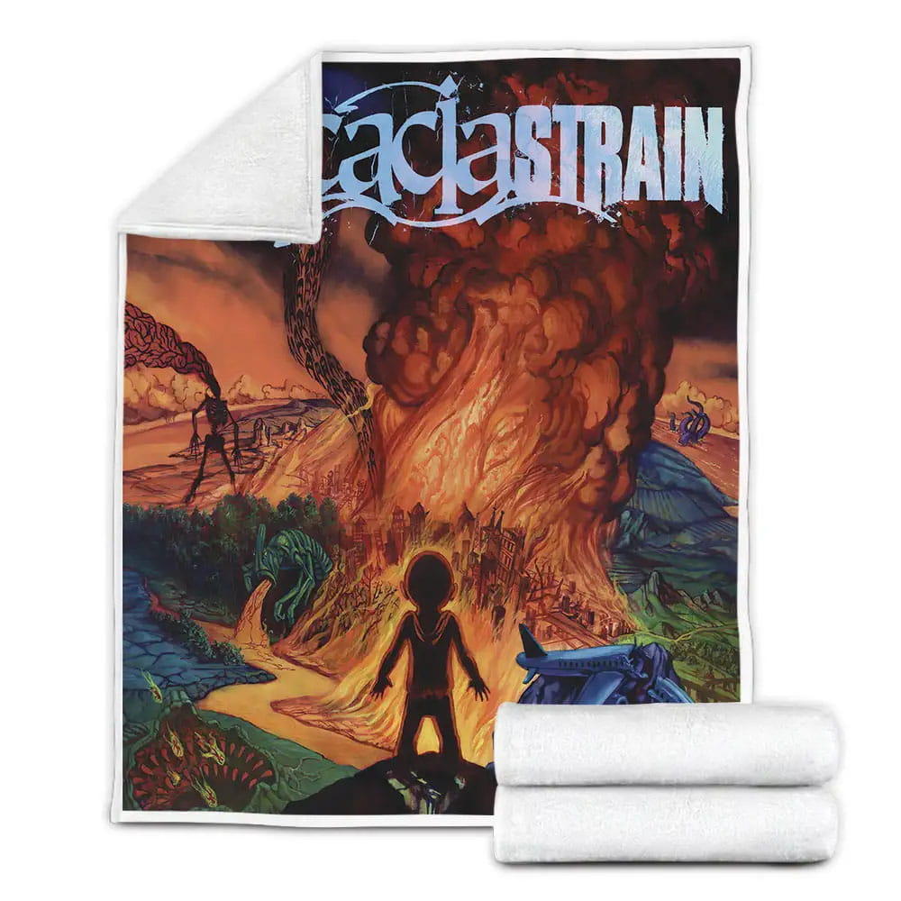 The Acacia Strain Band Continent Album Cover Fleece Blanket Gift For Christmas Thanksgiving Halloween