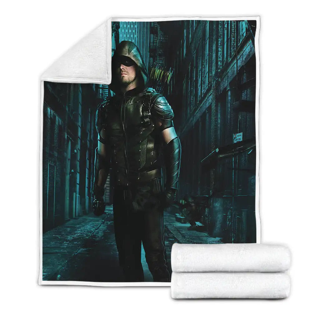 Arrow 2012-2020 Movie Poster Fanart Fleece Blanket Gift For Birthday Halloween Christmas Thanksgiving