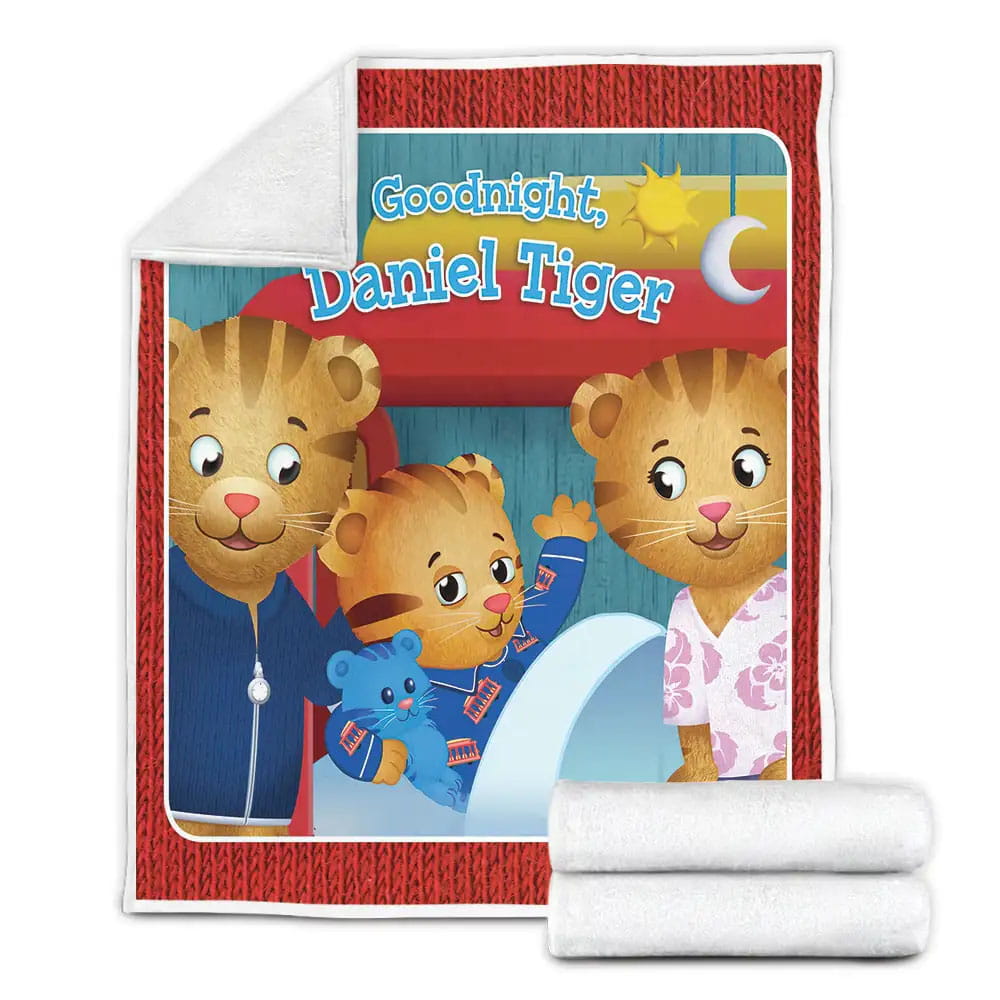Daniel Tigers Neighborhood Goodnight Fleece Blanket Gift For Birthday Halloween Christmas Thanksgiving