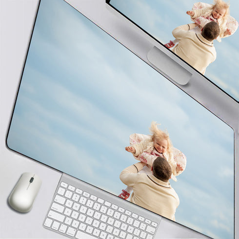 Allleftout Custom Photo Mousepad Happy Family Mousepad 30"X16"