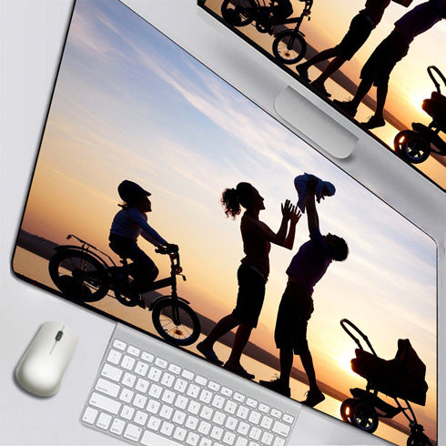 Allleftout Custom Photo Mousepad Family Mousepad 35"X16"