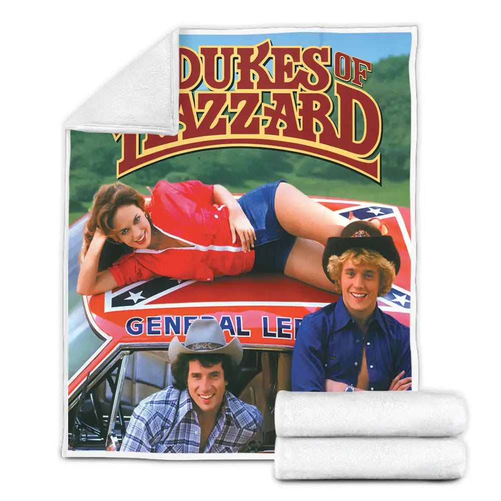 The Dukes Of Hazzard 1979?1985 The Complete First Season Movie Poster Fleece Blanket Perfect 