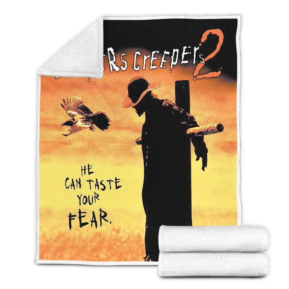 Jeepers Creepers 2 2003 Fearful Movie Poster Fleece Blanket Gift For Christmas Thanksgiving Halloween