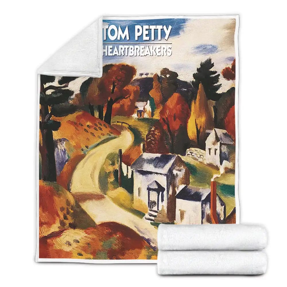 Tom Petty Into The Great Wide Open Album Fleece Blanket Gift For Birthday Halloween Christmas Thanksgiving