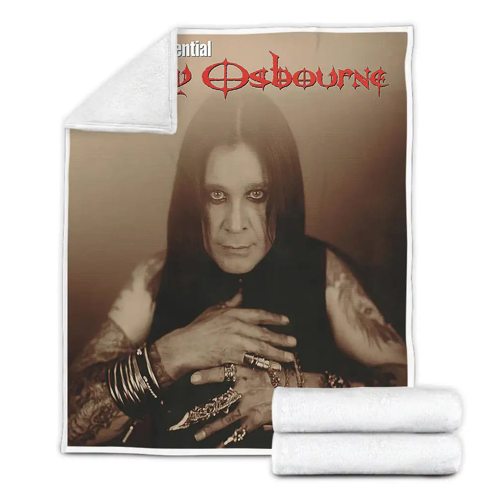 Ozzy Osbourne The Essential Ozzy Osbourne Fleece Blanket Gift For Birthday Halloween Christmas Thanksgiving