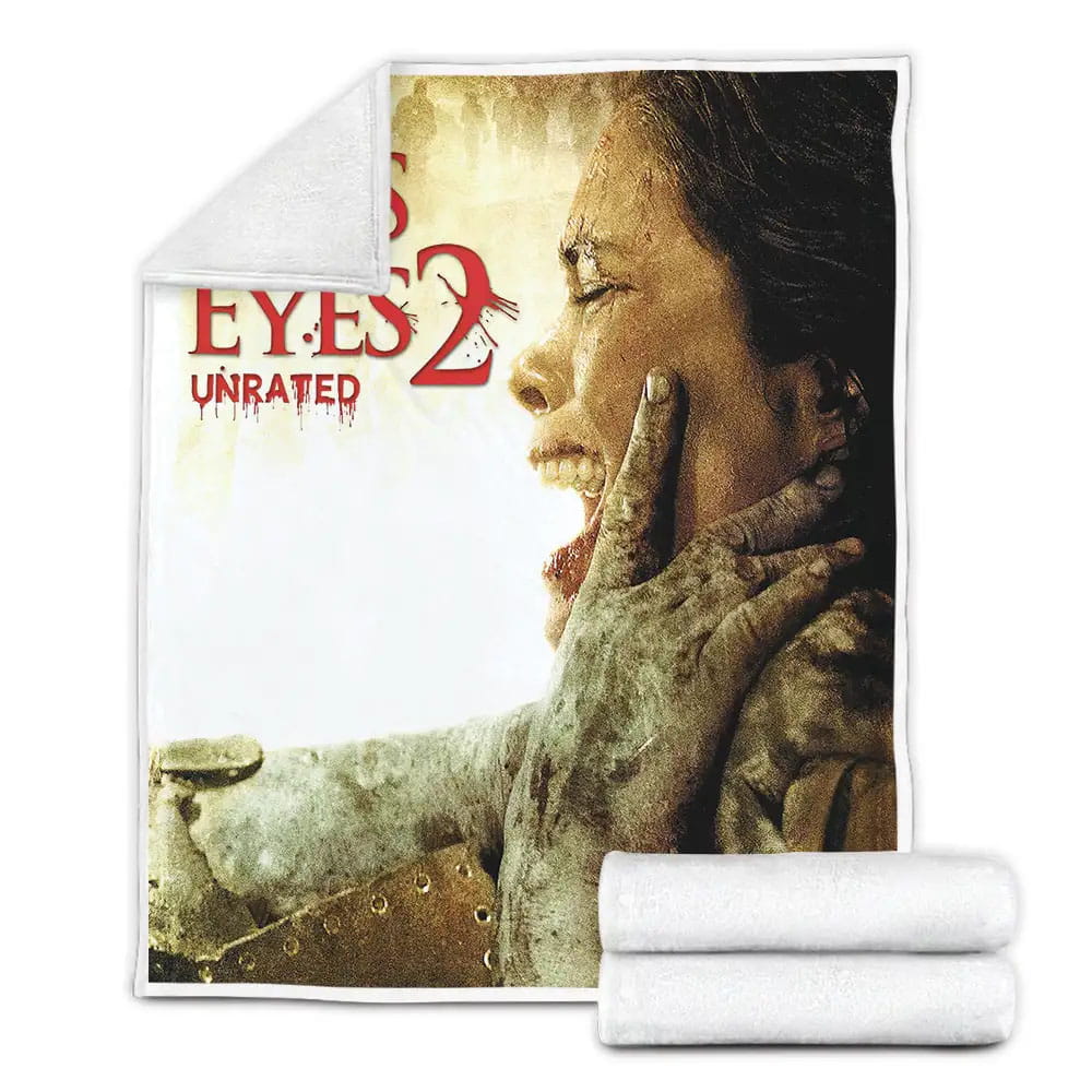 The Hills Have Eyes 2 2007 Movie Poster Fleece Blanket Gift For Birthday Halloween Christmas Thanksgiving