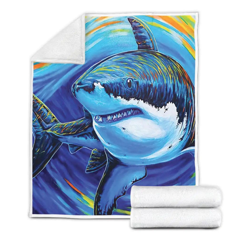 Shark Perfect Gifts For Shark Lover Gifts Fleece Blanket Gift For Birthday Halloween Christmas Thanksgiving
