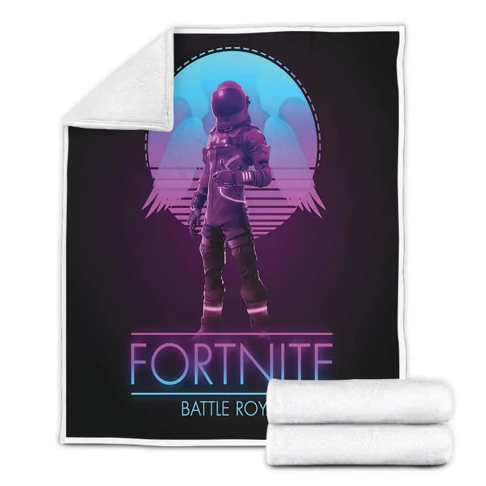 Fortnite Night Theme Digital Printing Household Items Blacks 3D Fleece Blanket Gift For Wife Husband Besties
