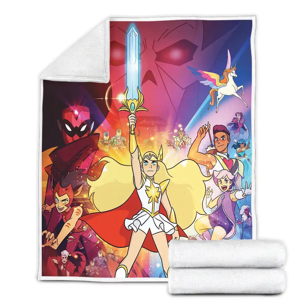 She-Ra And The Princesses Of Power Power Of Shera Fleece Blanket Gift For Christmas Thanksgiving Halloween