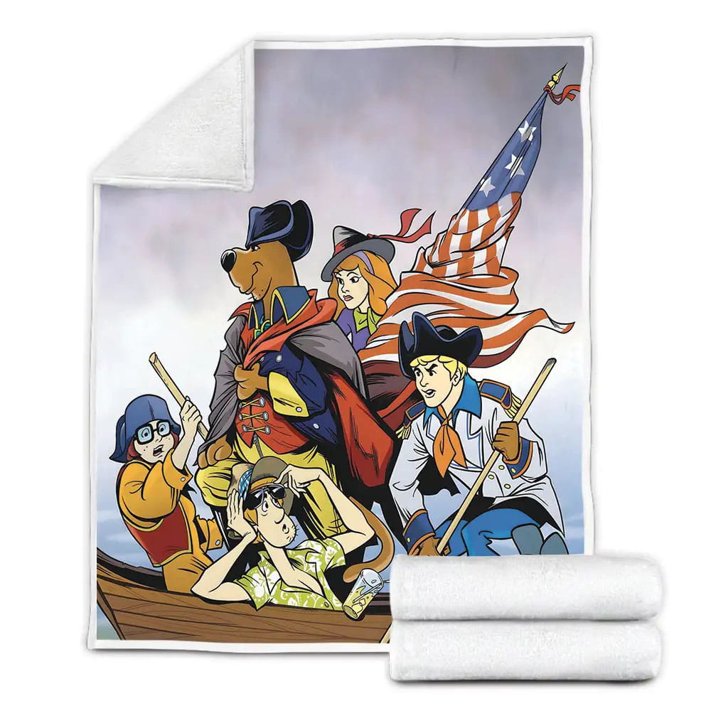 Scooby Doo Movies Scooby Doo Captain On The Boat Fleece Blanket Gift For Christmas Thanksgiving Halloween