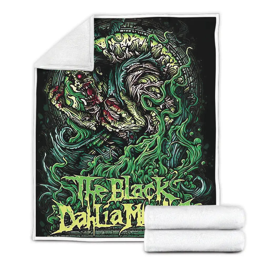 Parkway Drive Band The Black Dahlia Murder Fleece Blanket Gift For Birthday Halloween Christmas Thanksgiving