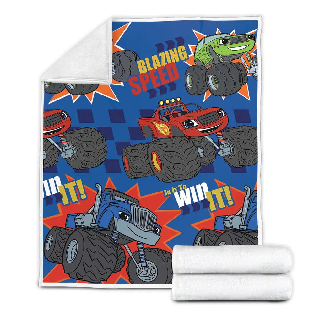 Blaze And The Monster Machines Reversible And Blaze And The Monster Machines Fleece Blanket Perfect 