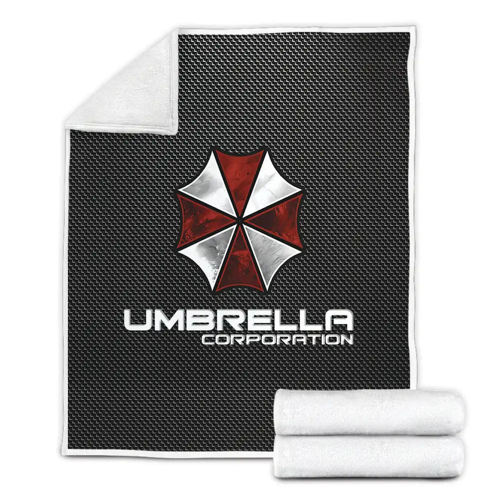 Resident Evil The Umbrella Corporation Logo Fleece Blanket Gift For Birthday Halloween Christmas Thanksgiving