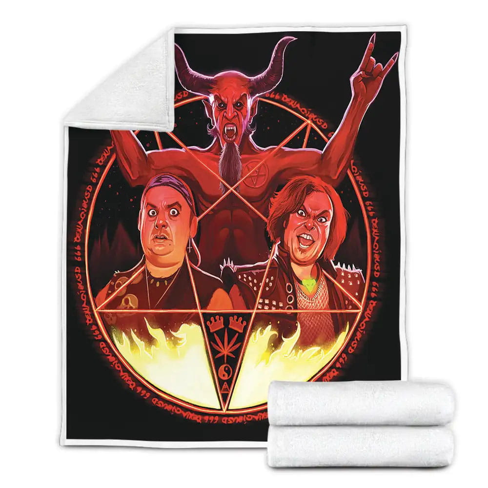 Tenacious D In The Pick Of Destiny Movie Art Fleece Blanket Gift For Birthday Halloween Christmas Thanksgiving