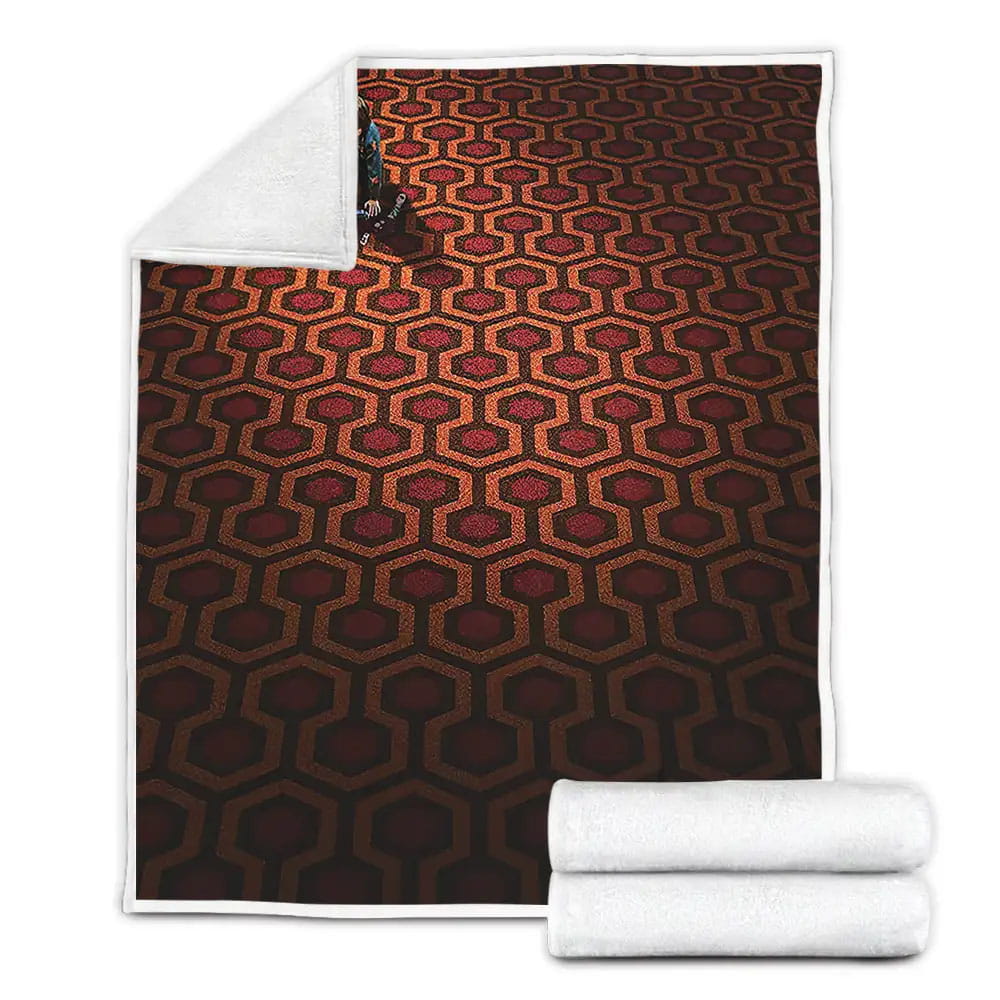 The Shining The Baby Only In The House Movie Poster Fleece Blanket Gift For Christmas Thanksgiving Halloween