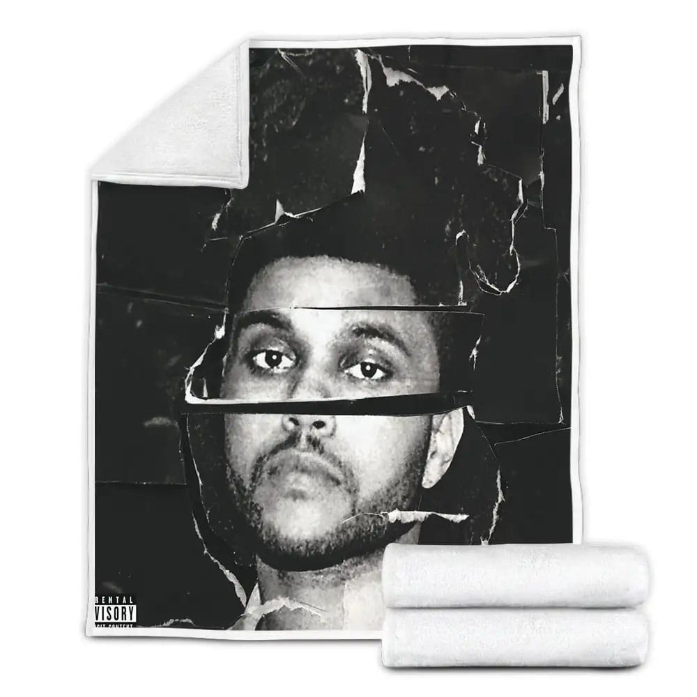 The Weeknd Beauty Behind The Madness Album Art Cover Fleece Blanket Gift For Christmas Thanksgiving Halloween