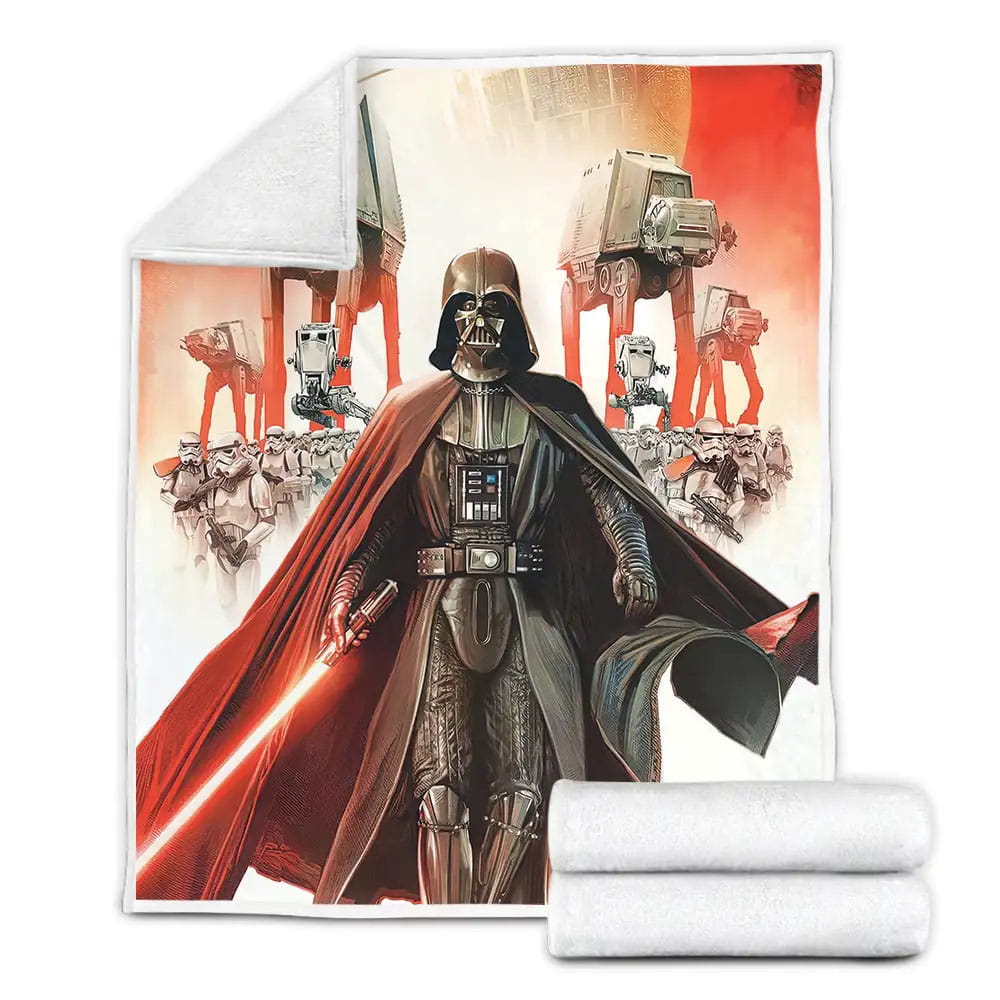 Star Wars Darth Vader And First Galactic Empire Army Fleece Blanket Gift For Christmas Thanksgiving Halloween