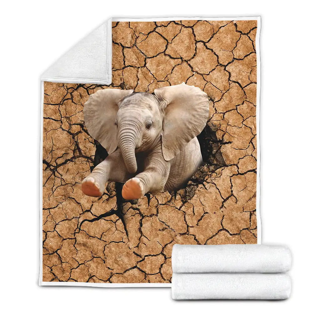 Baby Elephant So Cute Petmytshirt Custom Name Fleece Blanket Gift For Birthday Halloween Christmas Thanksgiving