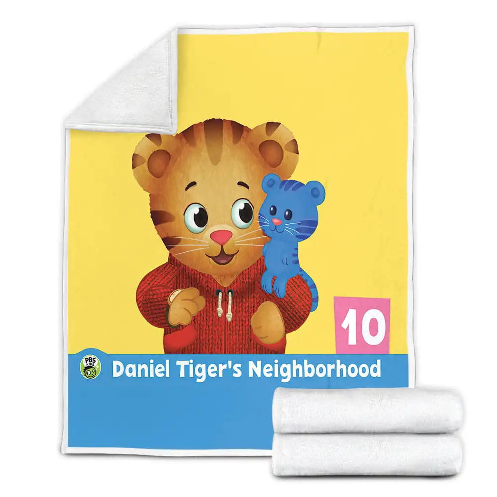 Daniel Tigers Neighborhood Daniel And His Plush Toy Fleece Blanket Gift For Birthday Halloween Christmas Thanksgiving