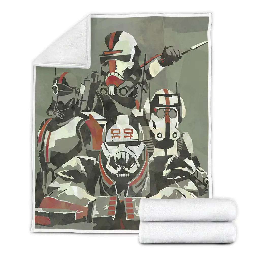 Star Wars The Bad Batch 2021?  Movie Illustration Fleece Blanket Gift For Birthday Halloween Christmas Thanksgiving