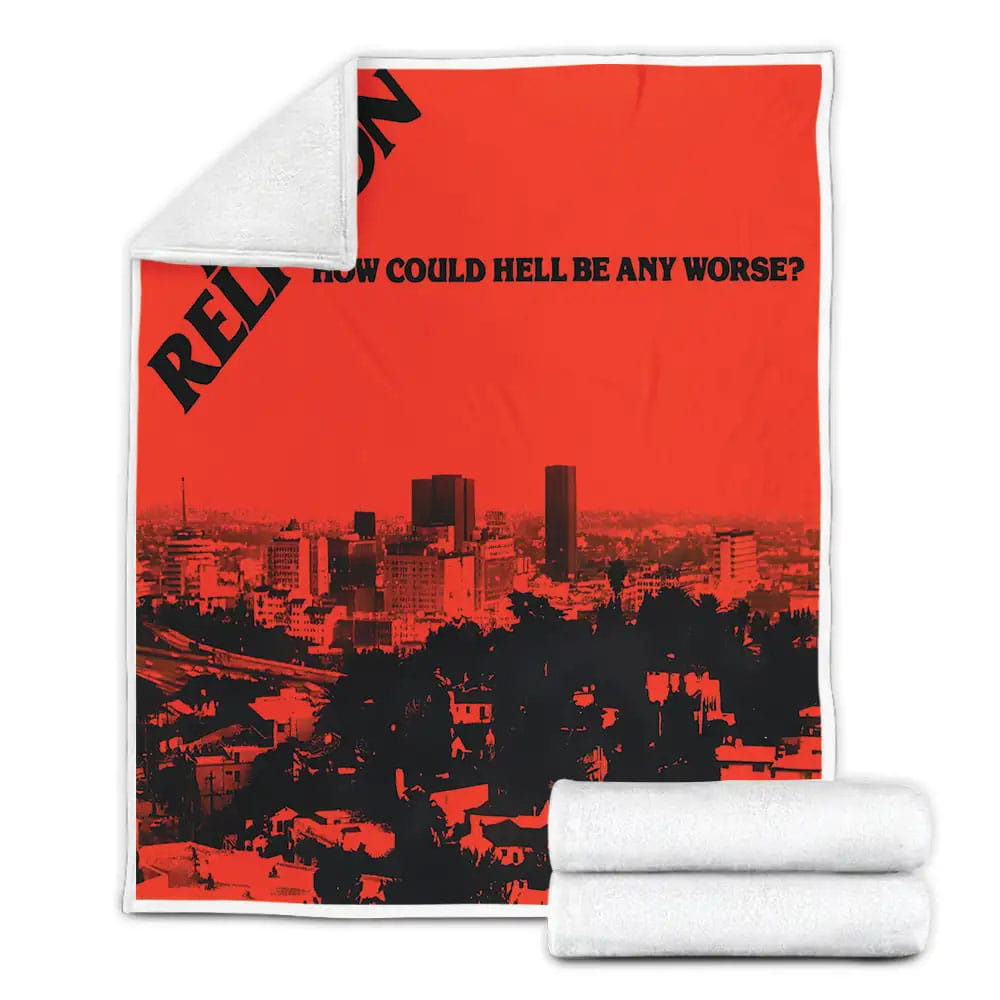 Bad Religion Band How Could Hell Be Any Worse Album Covers Fleece Blanket 