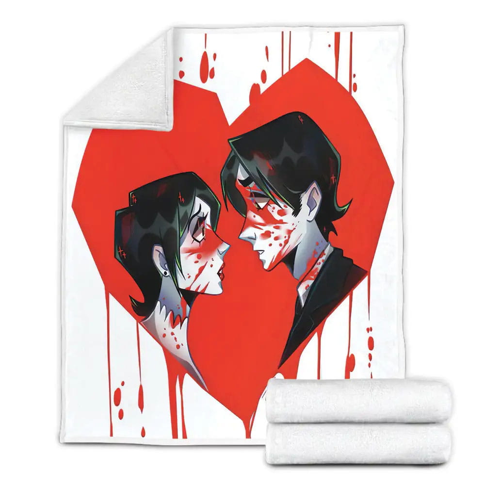 My Chemical Romance Three Cheers For Sweet Revenge with Album Art Illustration Fleece Blanket 