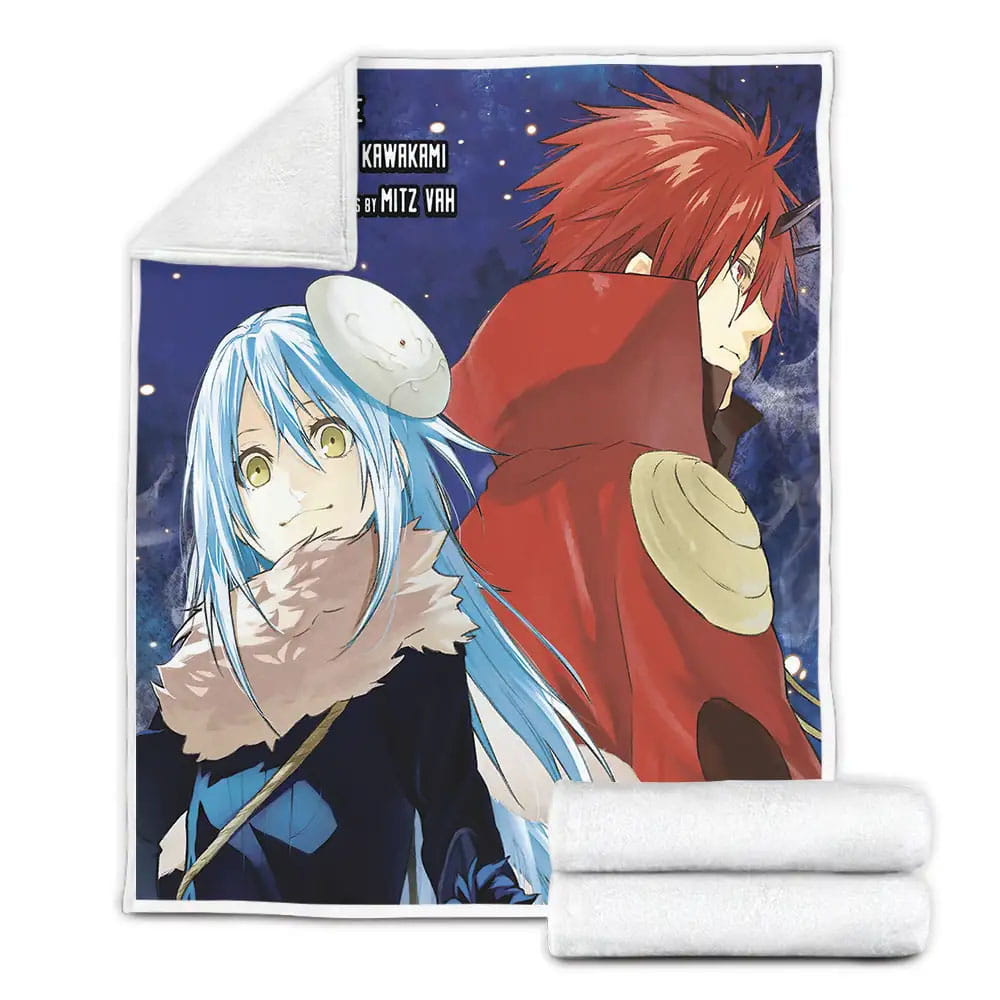 That Time I Got Reincarnated As A Slime 2018 Poster Chapter 7 Movie Poster Fleece Blanket 