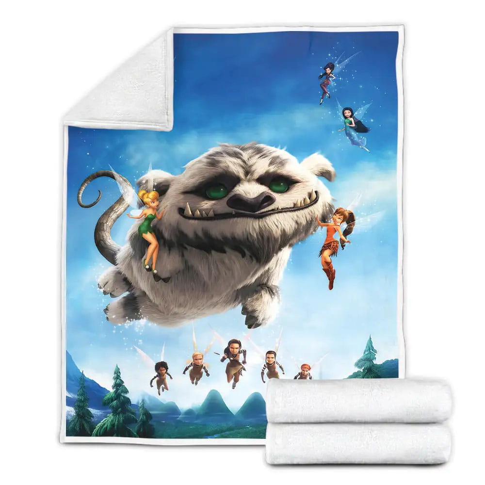 Disney Movies Tinker Bell And The Legend Of The Neverbeast 2014 D 3d Fleece Blanket 