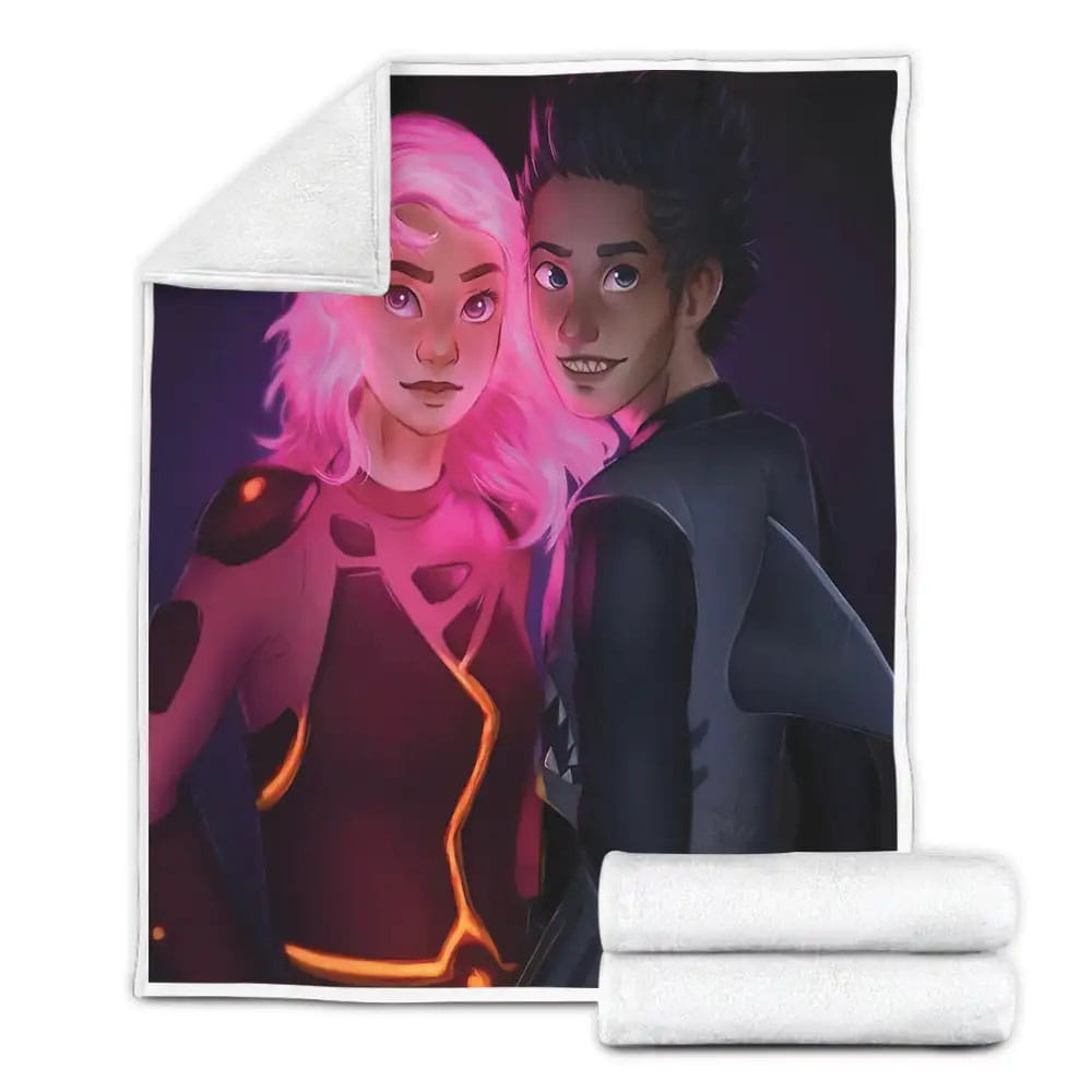 The Adventures Of Sharkboy And Lavagirl 2005 Sharkboy And Lavagirl Illustration Artwork Fleece Blanket 