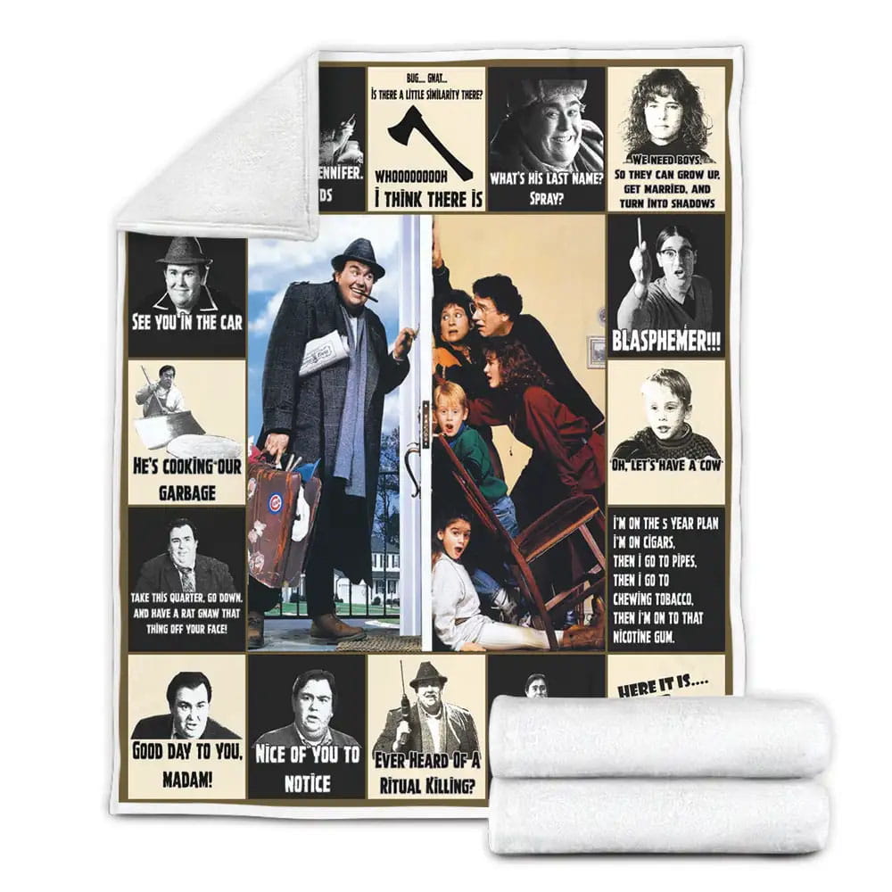 Uncle Buck John Candy Fleece Blanket Gift For Mothers Day Fathers Day