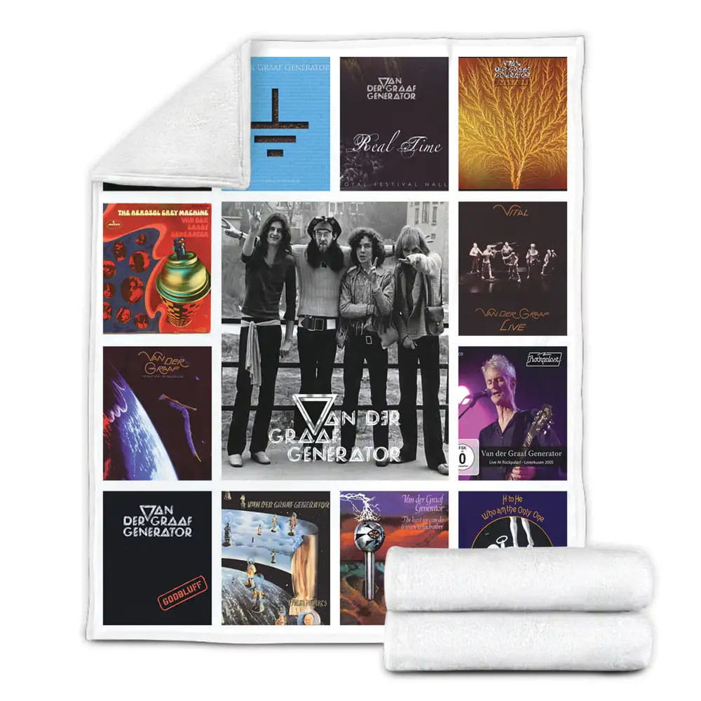 Van Der Graaf Generators Fleece Blanket Gift For Mothers Day Fathers Day