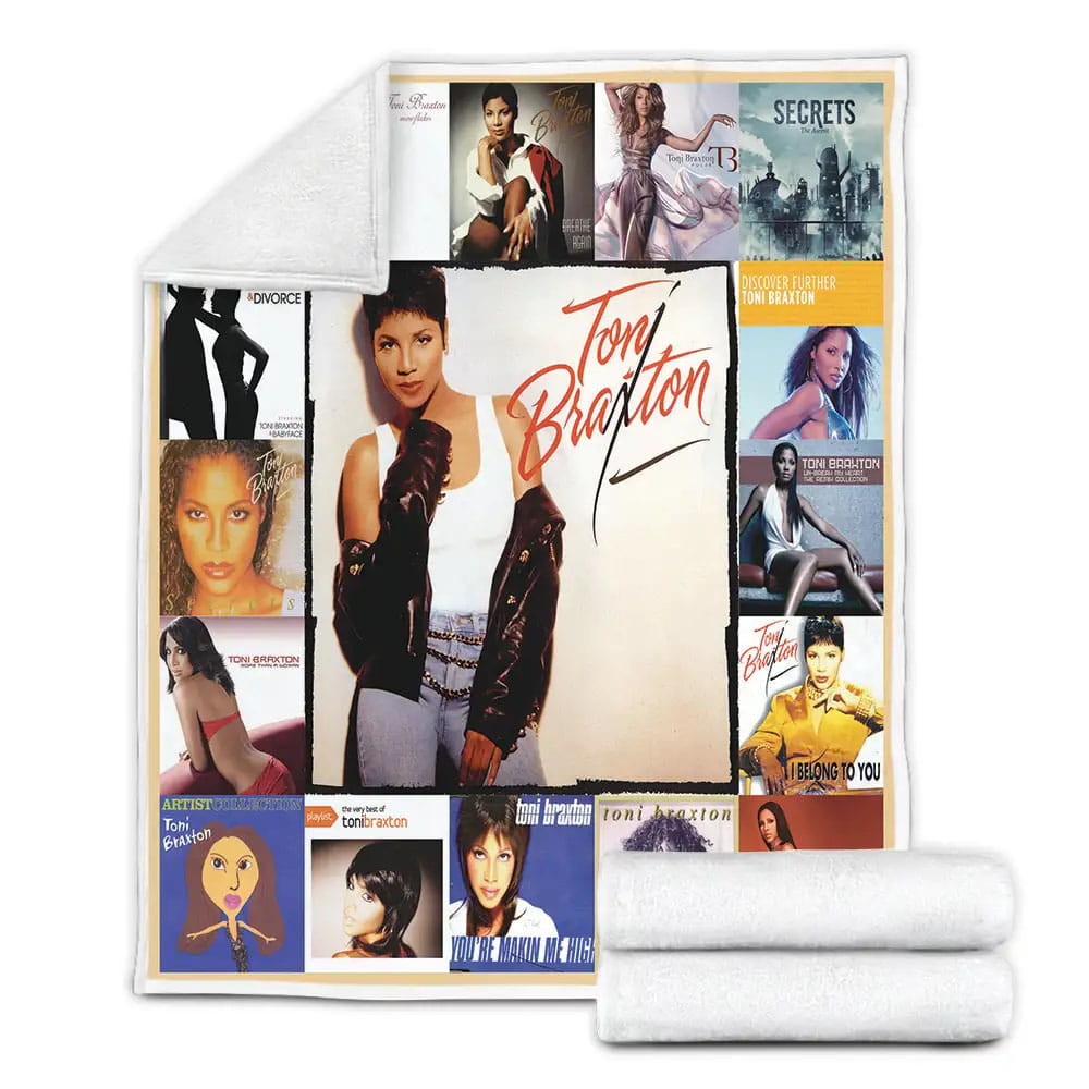 Toni Braxton Fleece Blanket Gift For Wife Husband Besties