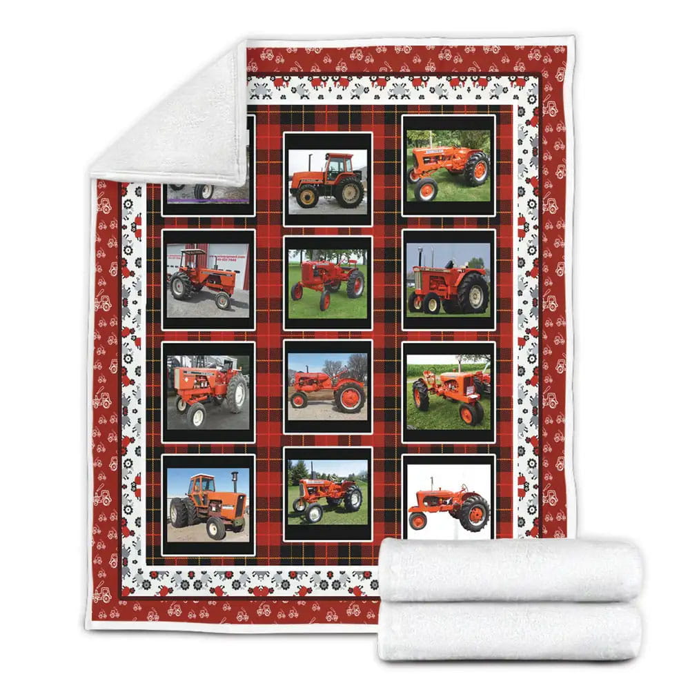 Tractor Collection Fleece Blanket Perfect 