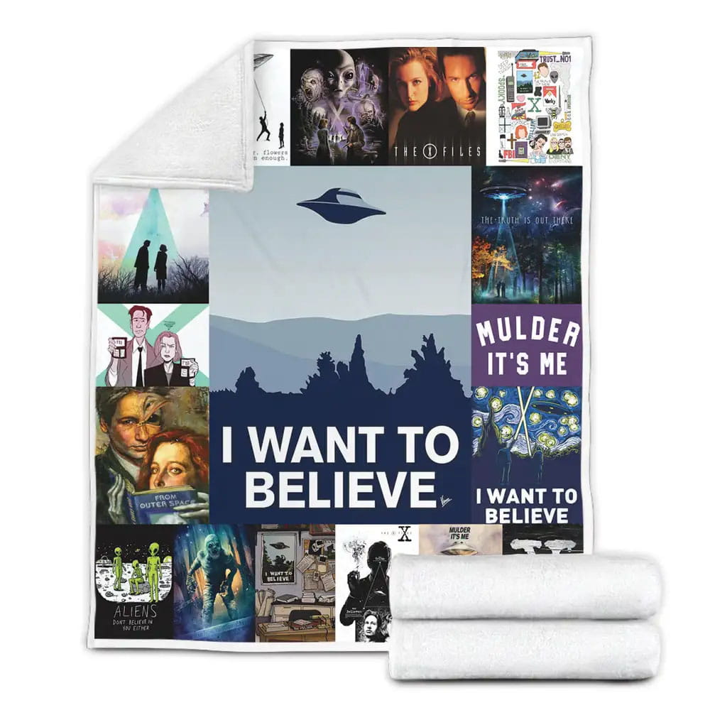The X-Files Fleece Blanket Gift For Mothers Day Fathers Day