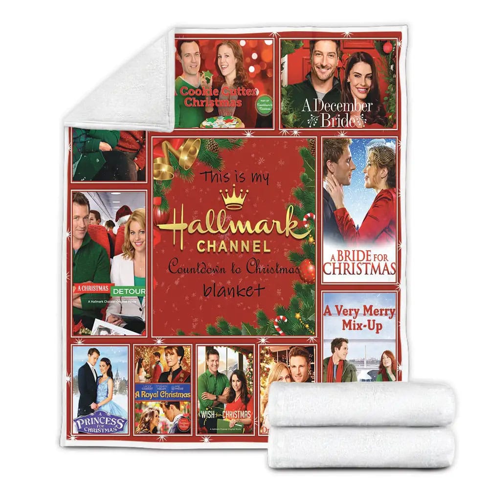 This Is My Hallmark Channel Fleece Blanket Gift For Birthday Halloween Christmas