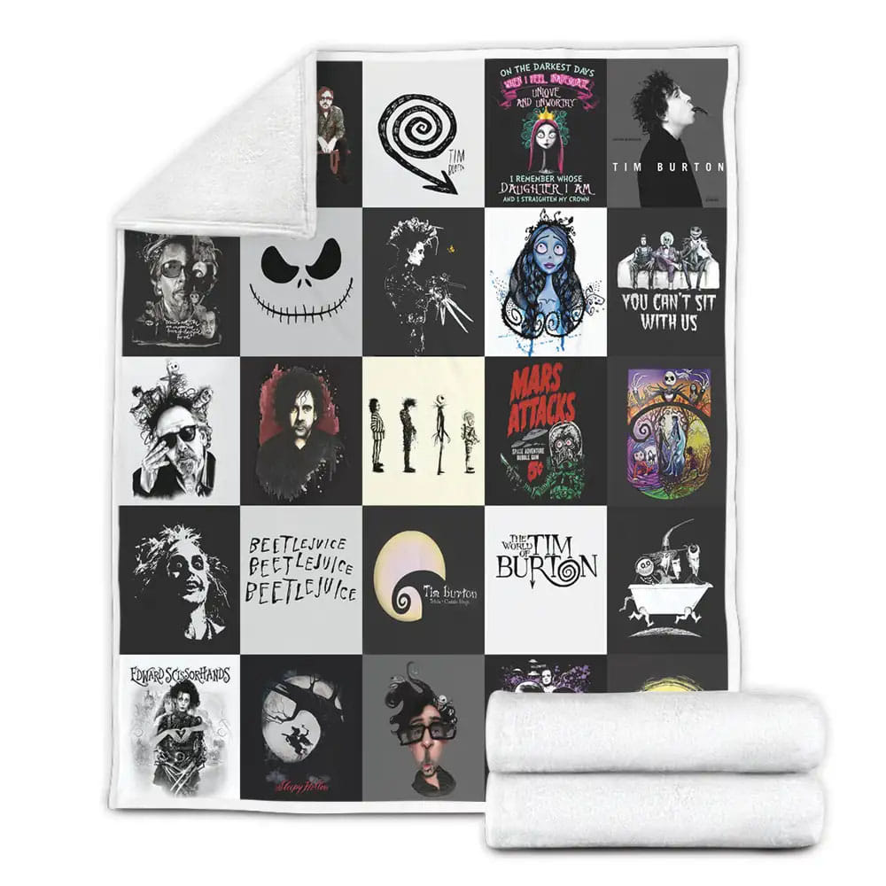 Tim Burton Fleece Blanket Perfect 