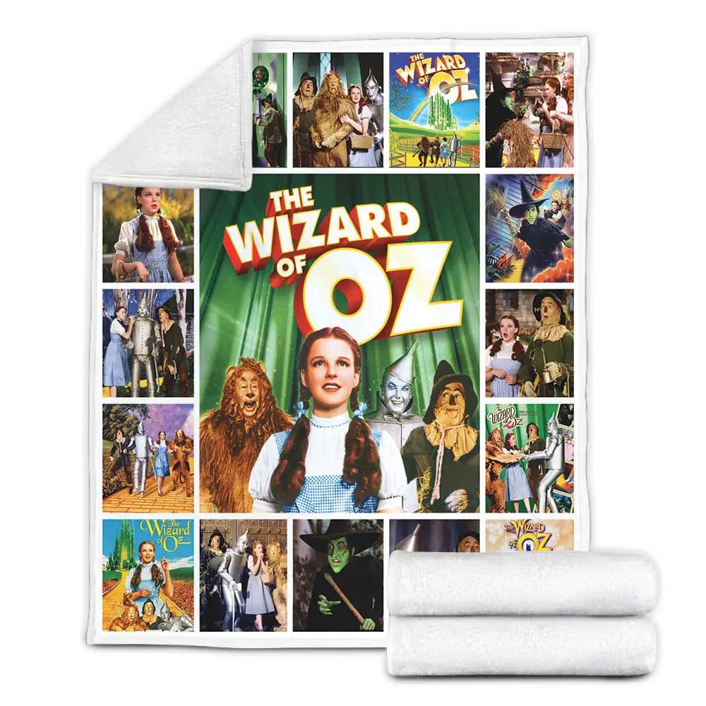 The Wizard Of Oz Fleece Blanket Gift For Wife Husband Besties