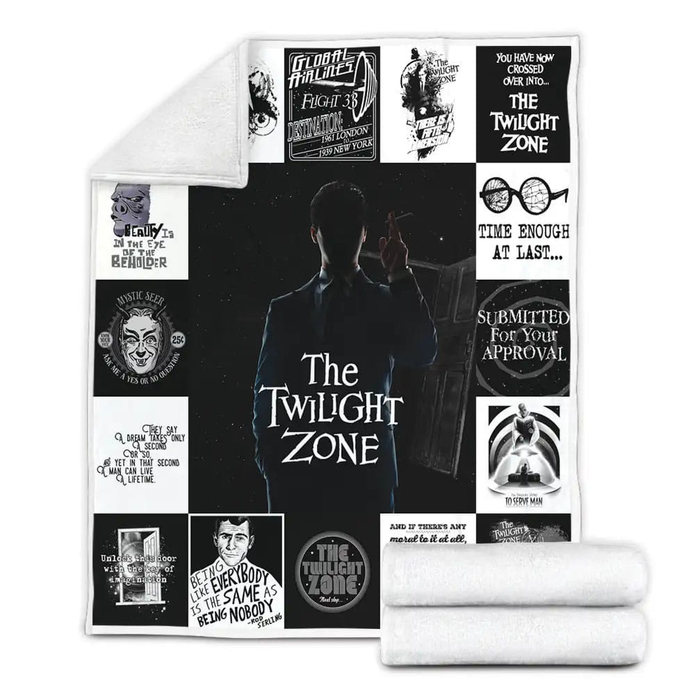 The Twilight Zone Fleece Blanket Gift For Wife Husband Besties