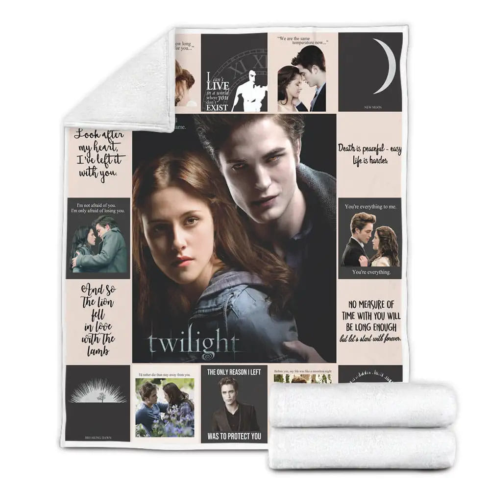 The Twilight Saga Fleece Blanket Gift For Birthday Halloween Christmas