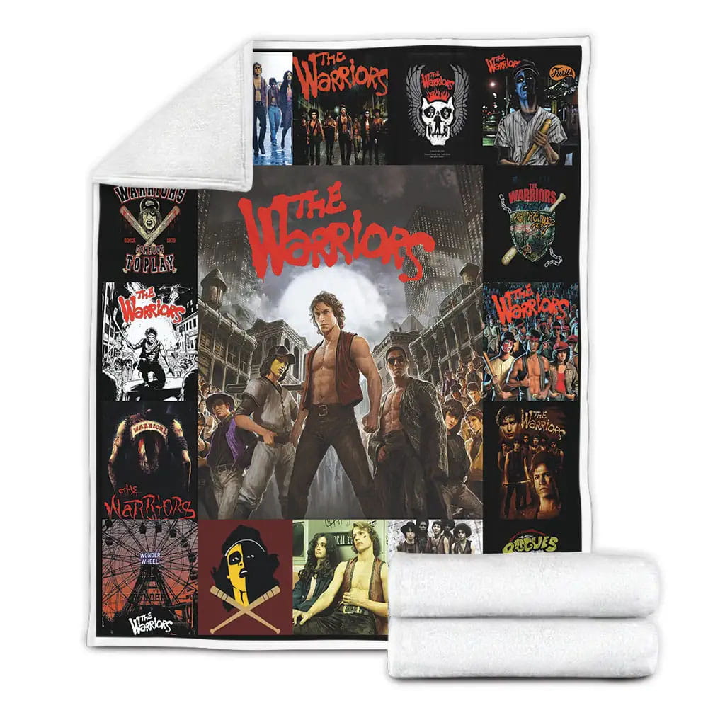 The Warriors Poster Fleece Blanket Gift For Birthday Halloween Christmas