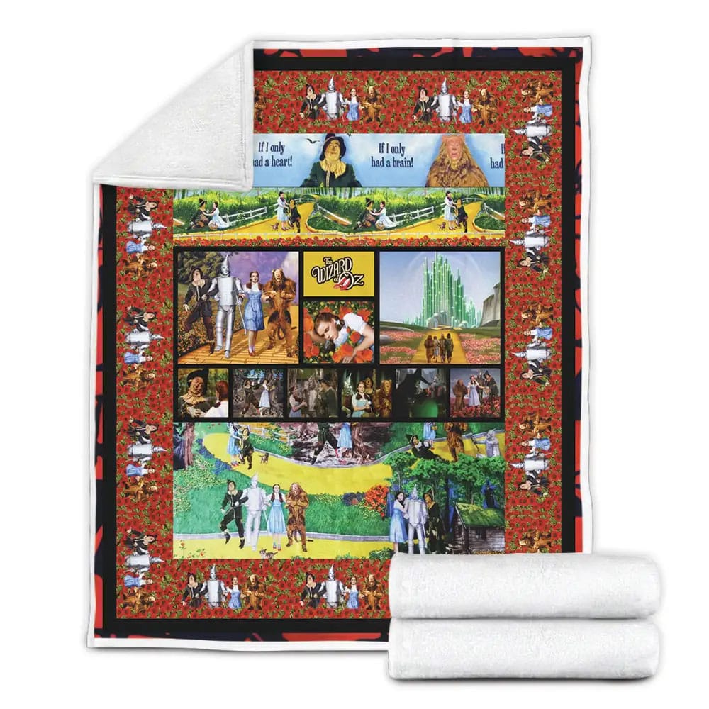 The Wizard Of Oz Fleece Blanket Gift For Mothers Day Fathers Day