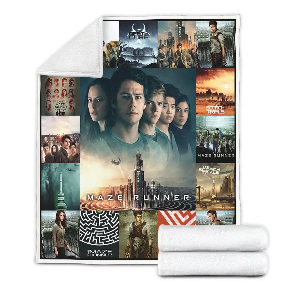 The Maze Runner Fleece Blanket Gift For Birthday Halloween Christmas
