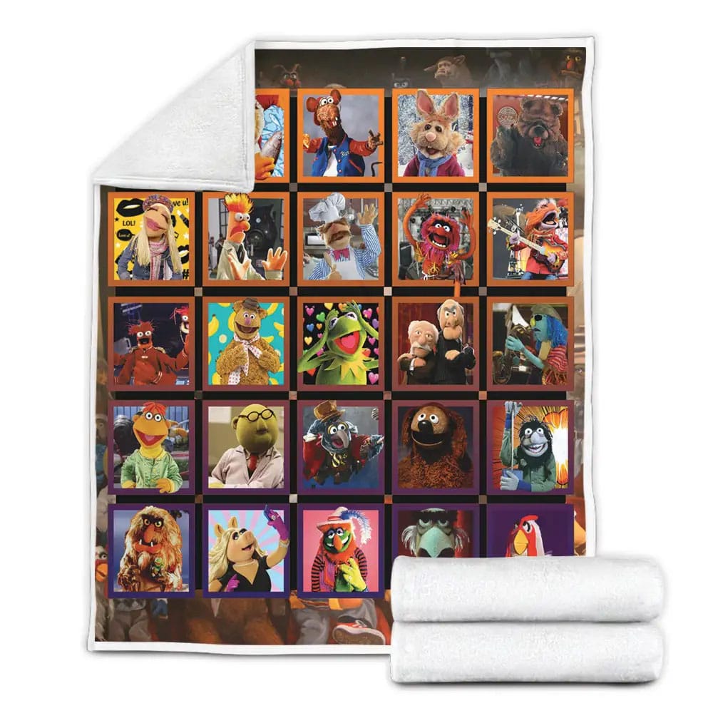 The Muppets Fleece Blanket Gift For Wife Husband Besties