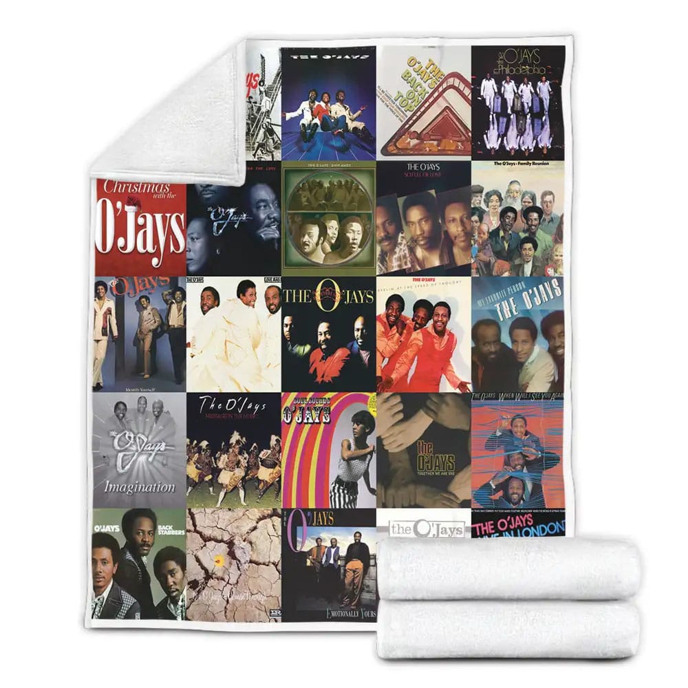 The OJays Albums Fleece Blanket Gift For Mothers Day Fathers Day