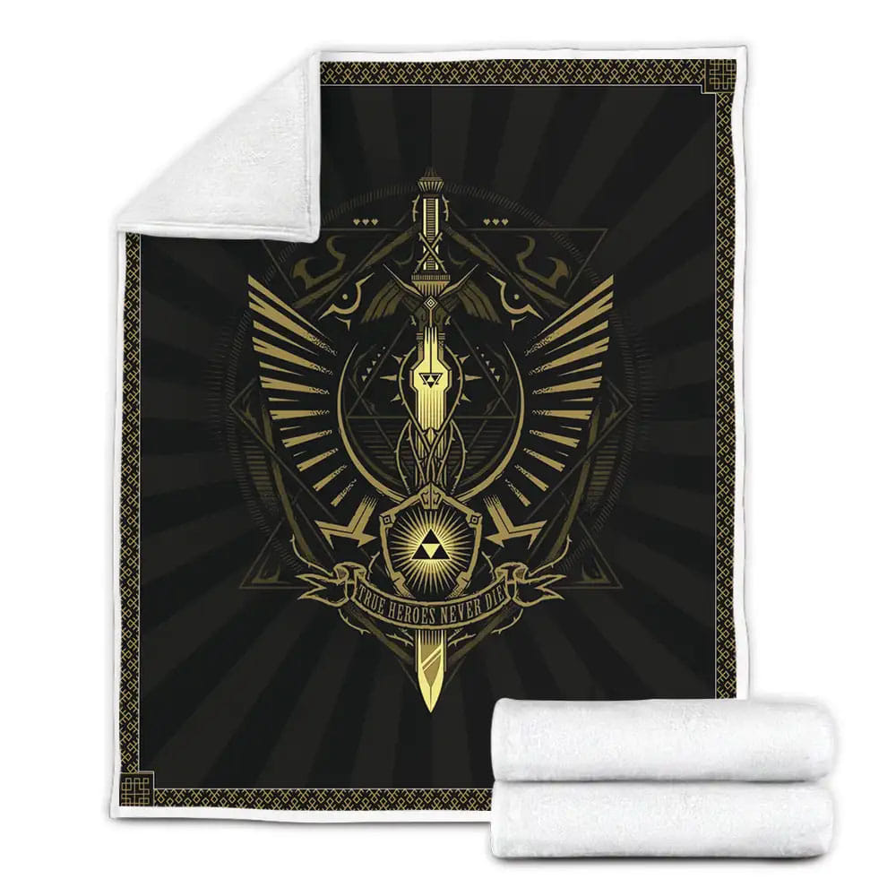 The Legend Of Zelda Sword Fleece Blanket Gift For Mothers Day Fathers Day